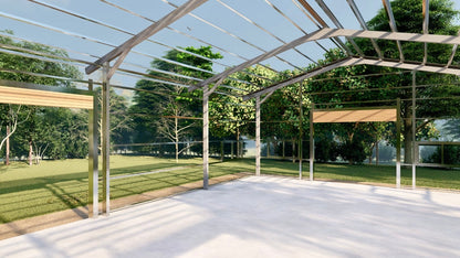 Gable Roof Shed - 255 Square Metres
